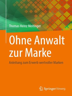 cover image of Ohne Anwalt zur Marke
